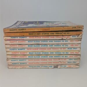 1960s Childrens Magazines VTG Stories Games Retro Art Advertising Ephemera Books